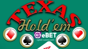 Nag-aalok ang CGEBET ng kumpletong gabay sa Texas Hold'em Poker na may impormasyon kung paano maglaro, mga panuntunan at mga online na bersyon. Nagbibigay din kami ng ilang mga obserbasyon sa mga libreng laro, diskarte at diskarte sa panalong. Sa buong proseso, makakahanap ka ng mga link sa iba pang mga pahina na sumasaklaw sa mga partikular na paksa nang mas detalyado.